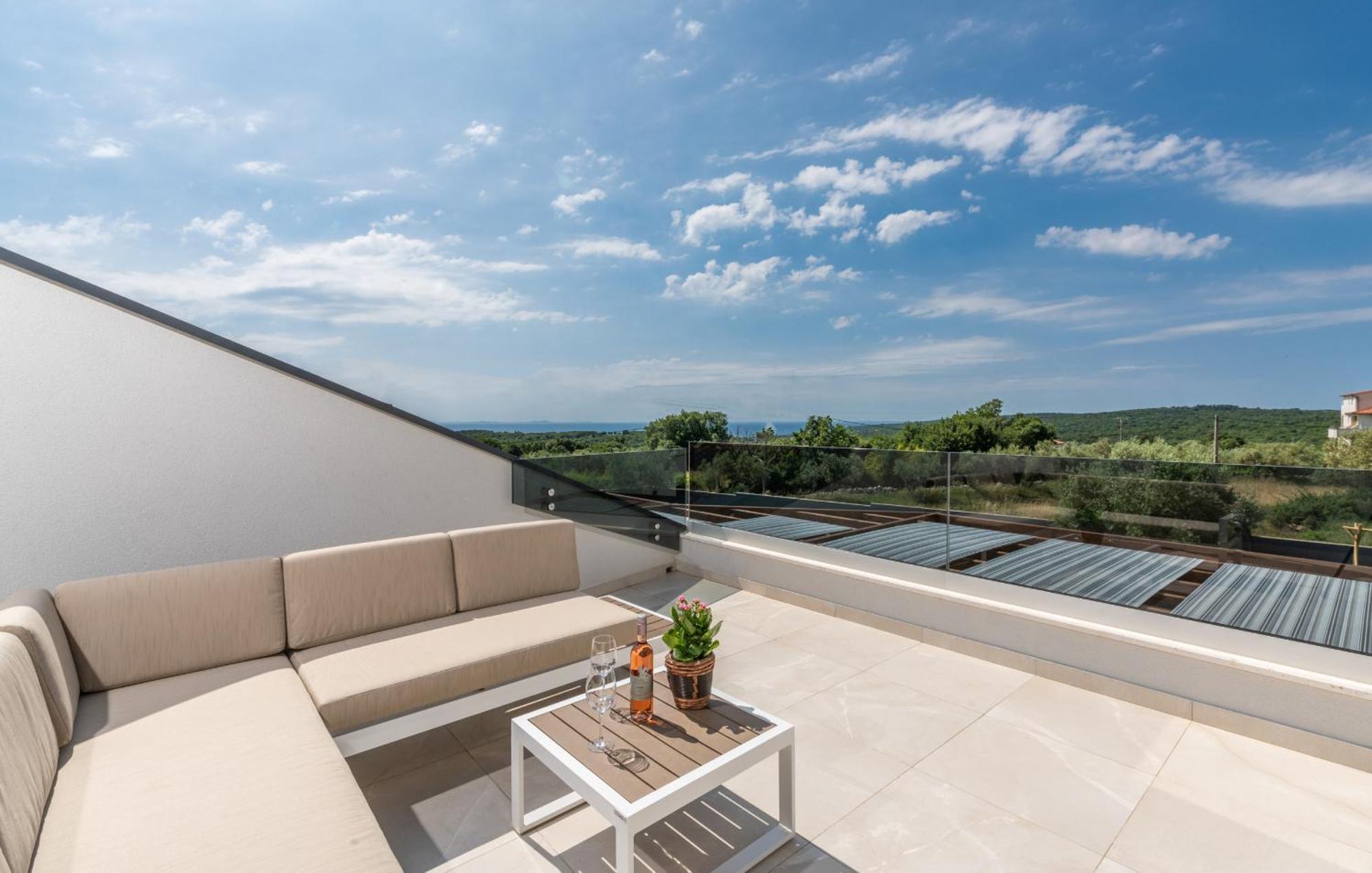 Villa Posidonia Near Pula With Sea View And Surrounded By Olive Trees 卡尼卡 外观 照片