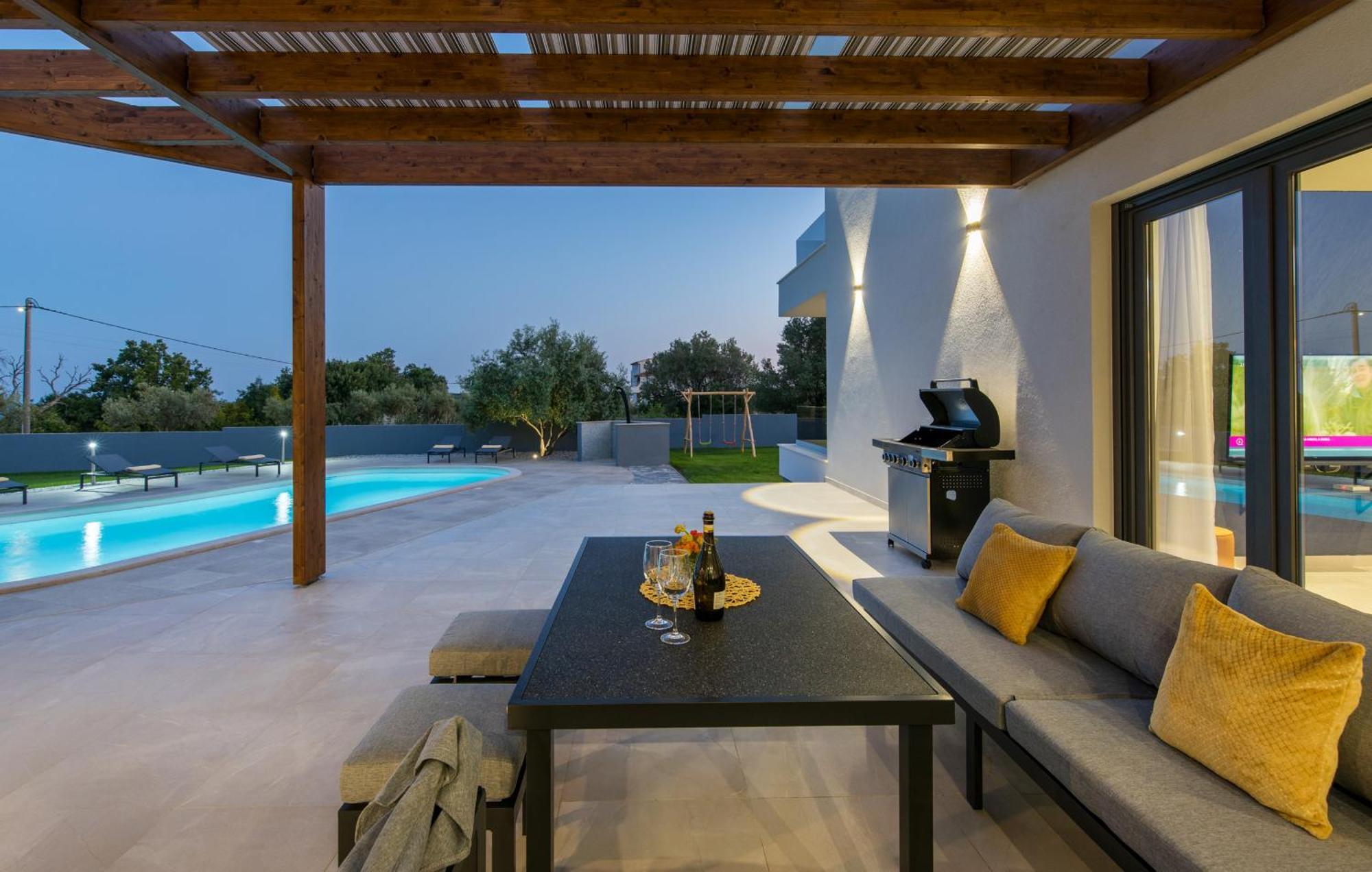 Villa Posidonia Near Pula With Sea View And Surrounded By Olive Trees 卡尼卡 外观 照片