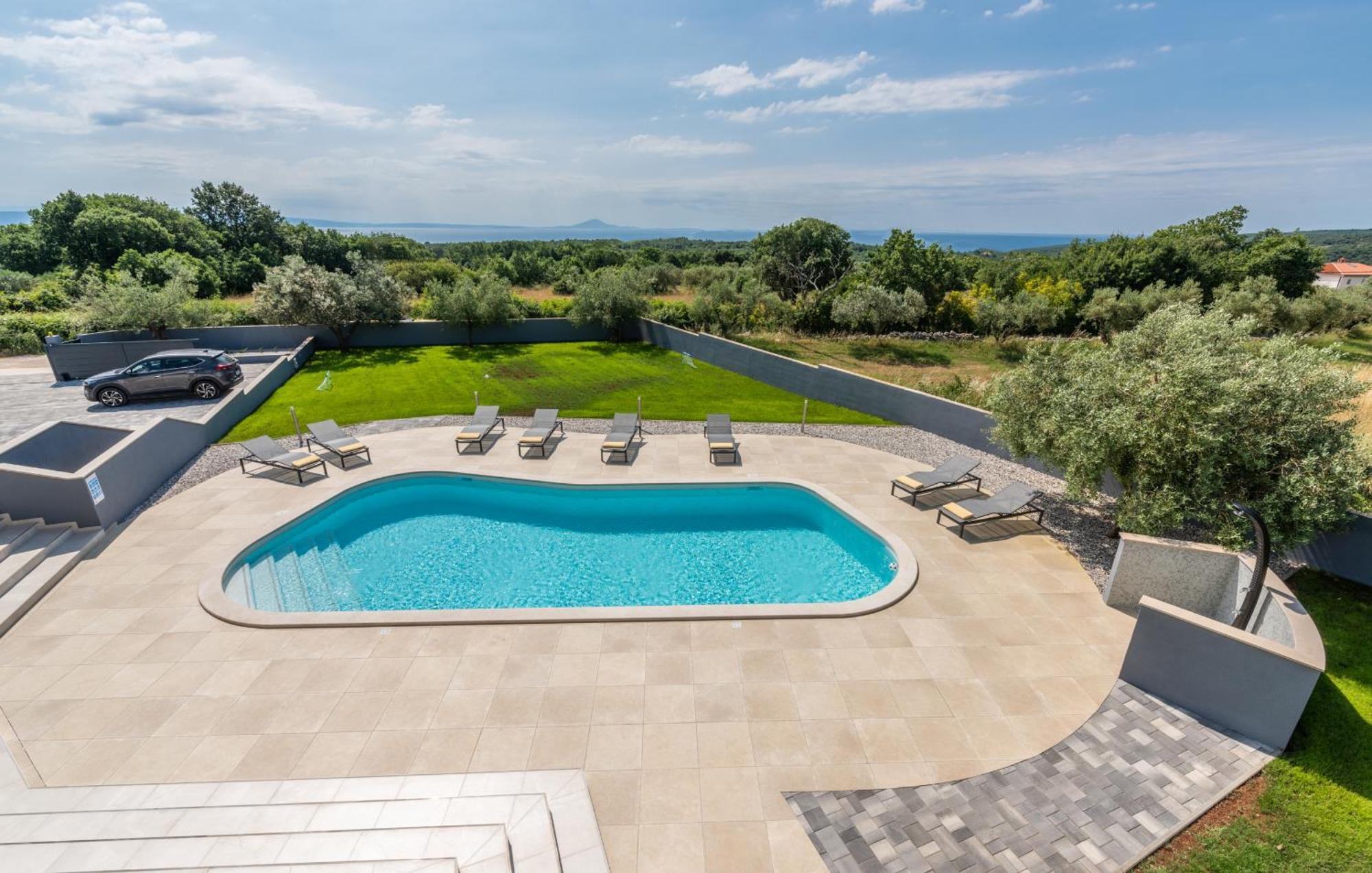 Villa Posidonia Near Pula With Sea View And Surrounded By Olive Trees 卡尼卡 外观 照片