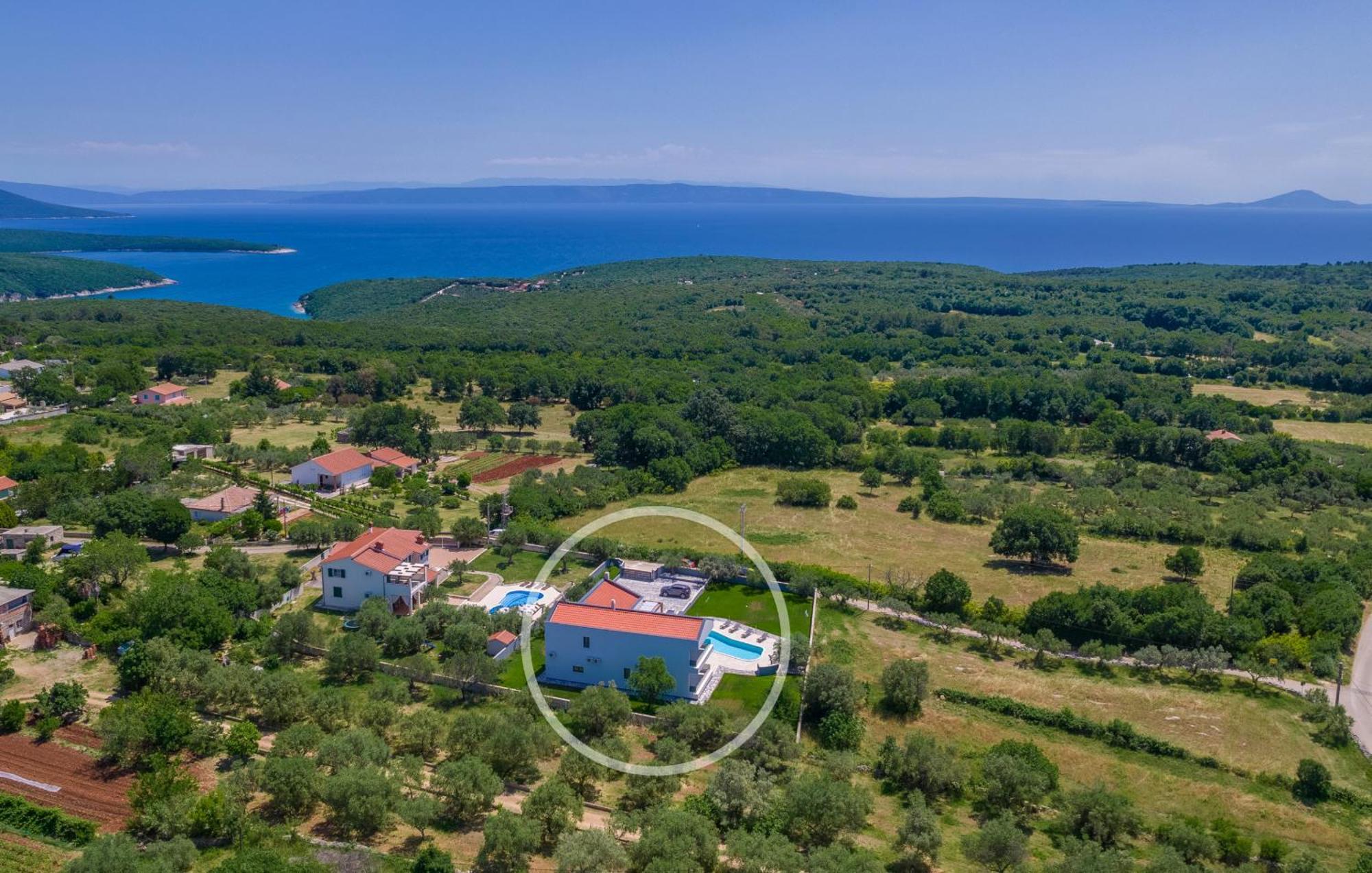 Villa Posidonia Near Pula With Sea View And Surrounded By Olive Trees 卡尼卡 外观 照片
